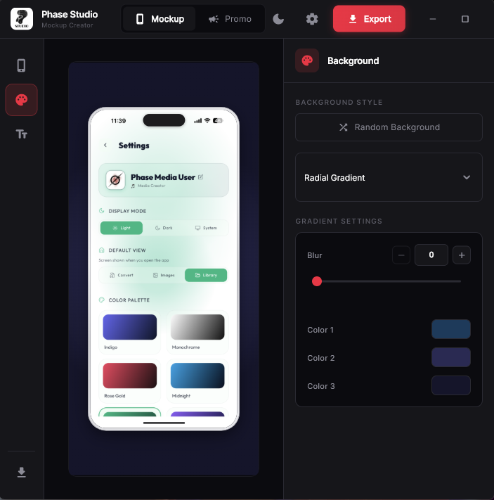 Phase Studio Preview